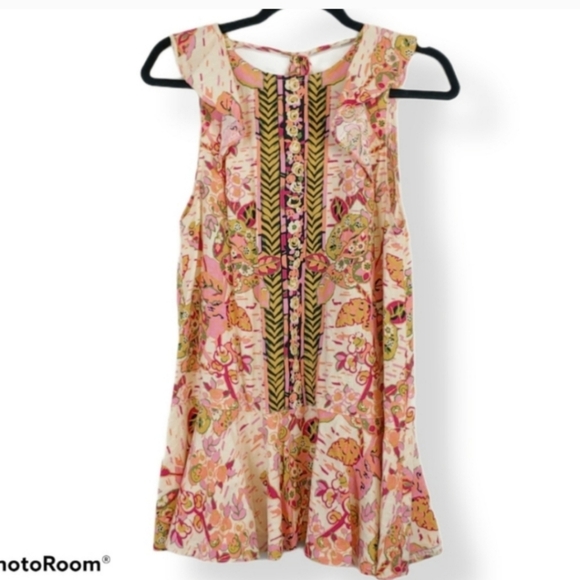 FREE PEOPLE Summer In Tulum Dress Boho Tunic Size XS - Picture 2 of 7
